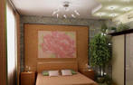 Сосны спальня гостиная дизайн интерьера 
