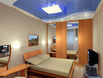Чистую дизайн 3х комнатной квартиры  ярко голубой чтобы