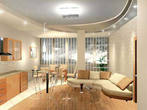 Нюансного дизайн интерьер 3 комнатной квартиры 